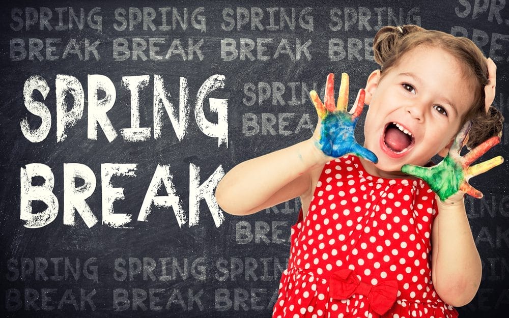 Spring,Break,Announcement,By,Happy,Girl Spring break announcement by happy girl